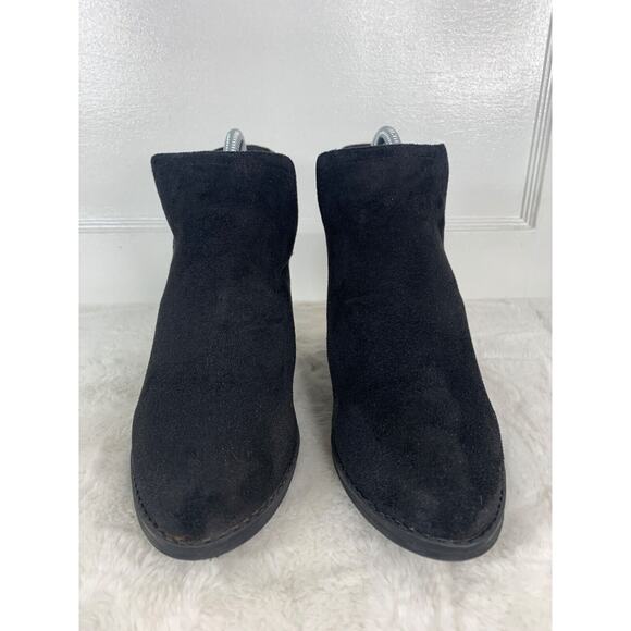 Boutique By Corky's Kippi Womens Black & Leopard Print Ankle Booties Size 9 - Picture 2 of 9